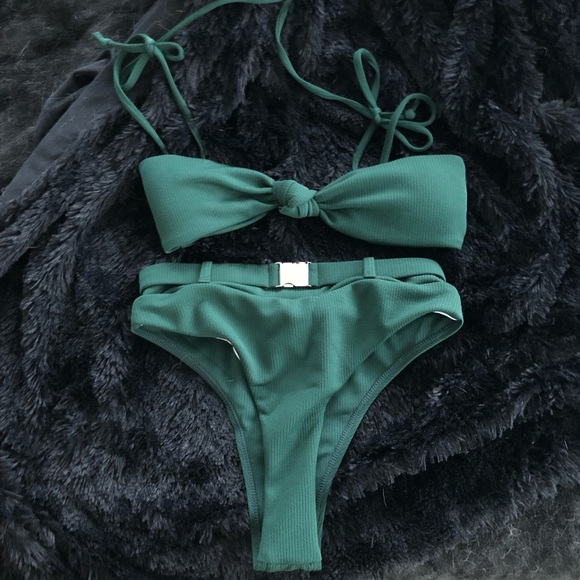 Nasty Gal Other - High Waist Buckle Bikini Nasty Gal Other - High Waist Buckle Bikini